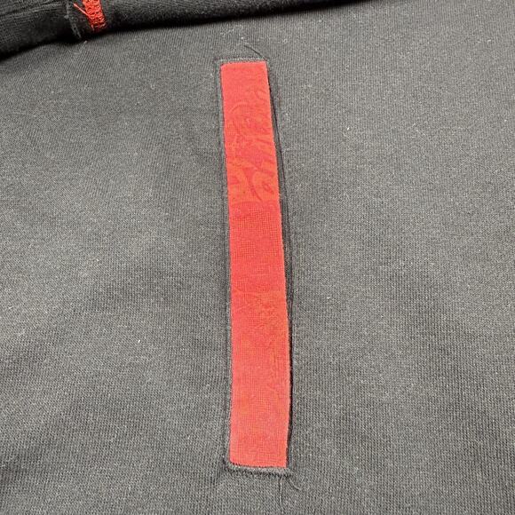 Deadpool Hoodie Men XXL Black Red Full Zip Universal Studios Marvel Embroidered - Picture 8 of 12